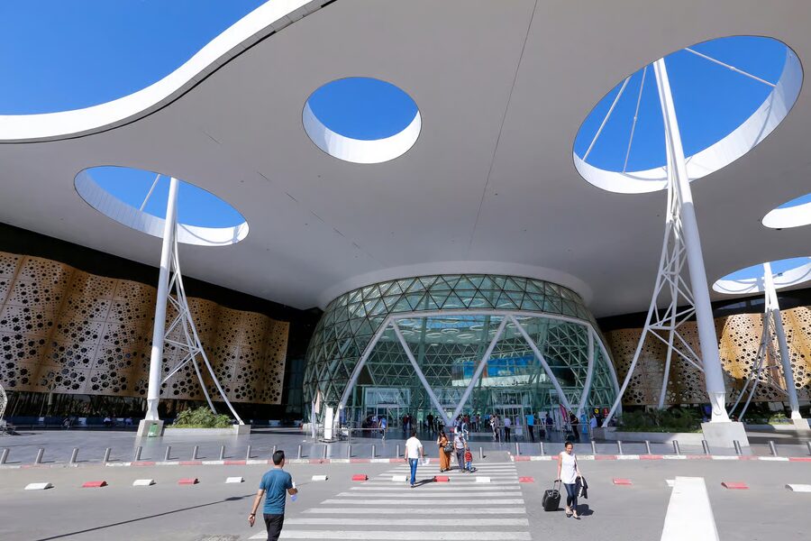 Marrakech Menara Airport terminal entrance